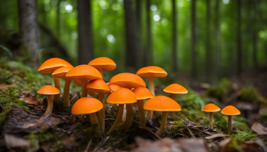 Orange Mushrooms in Pennsylvania: A Guide to Identifying Local Fungi