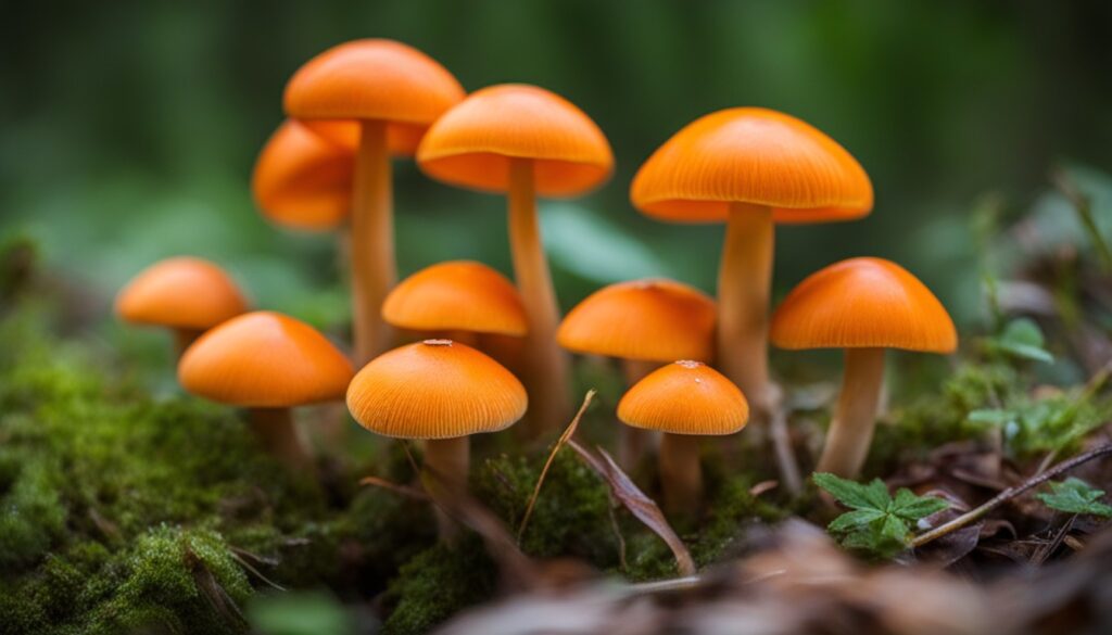Orange Mushrooms in My Yard: A Guide to Identifying and Understanding These Vibrant Fungi