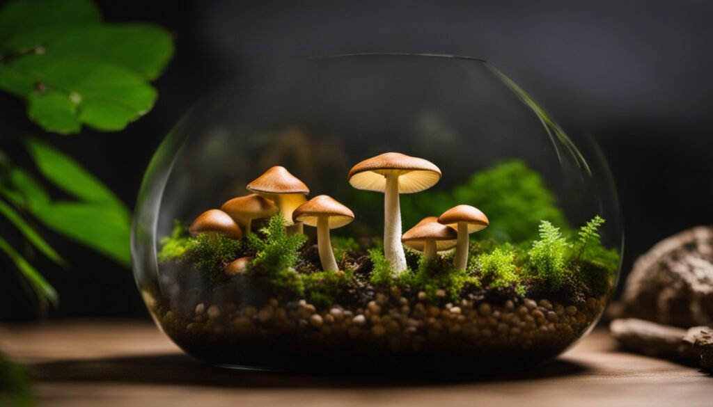 Mushrooms in Terrarium: A Guide to Cultivating Fungi Indoors