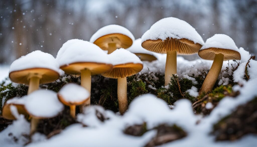 Mushrooms in Snow: A Fascinating Phenomenon