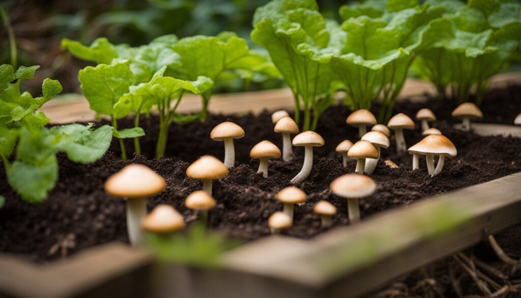Mushrooms in Raised Garden Bed: A Guide to Cultivating Fungi in Your Outdoor Space