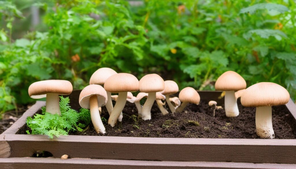 Mushrooms in Raised Bed: A Guide to Growing Fungi in Your Garden