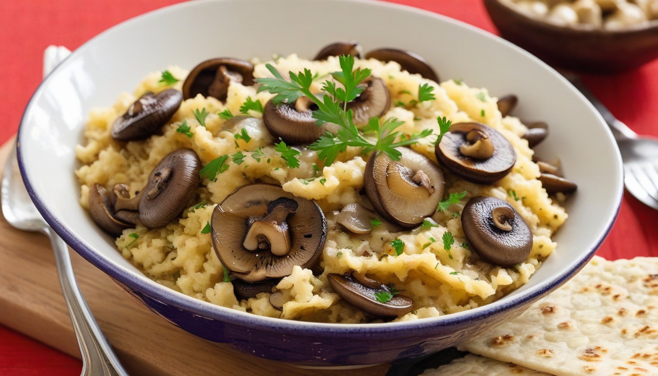 Savor Matzo Farfel With Mushrooms And Onions Recipe - Optimusplant