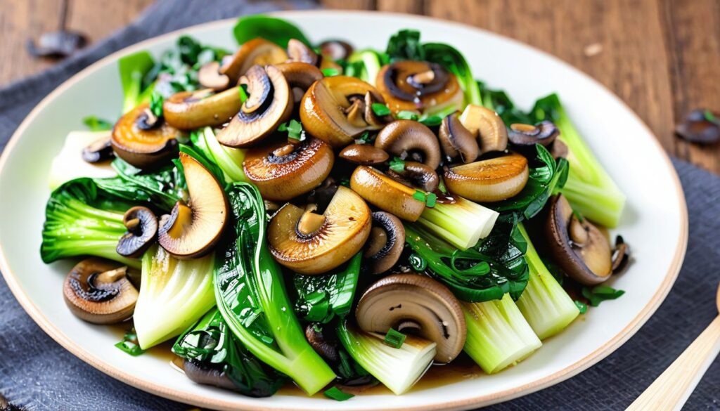 Roasted Bok Choy And Mushrooms: A Tasty Side