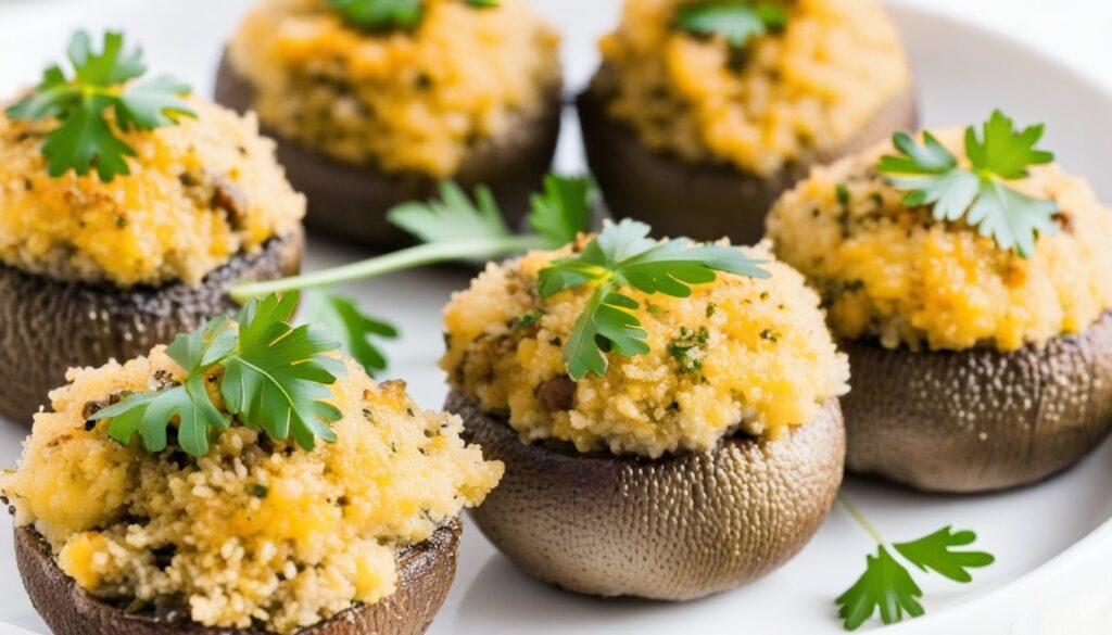 Savory Quinoa Stuffed Portobello Mushrooms Recipe