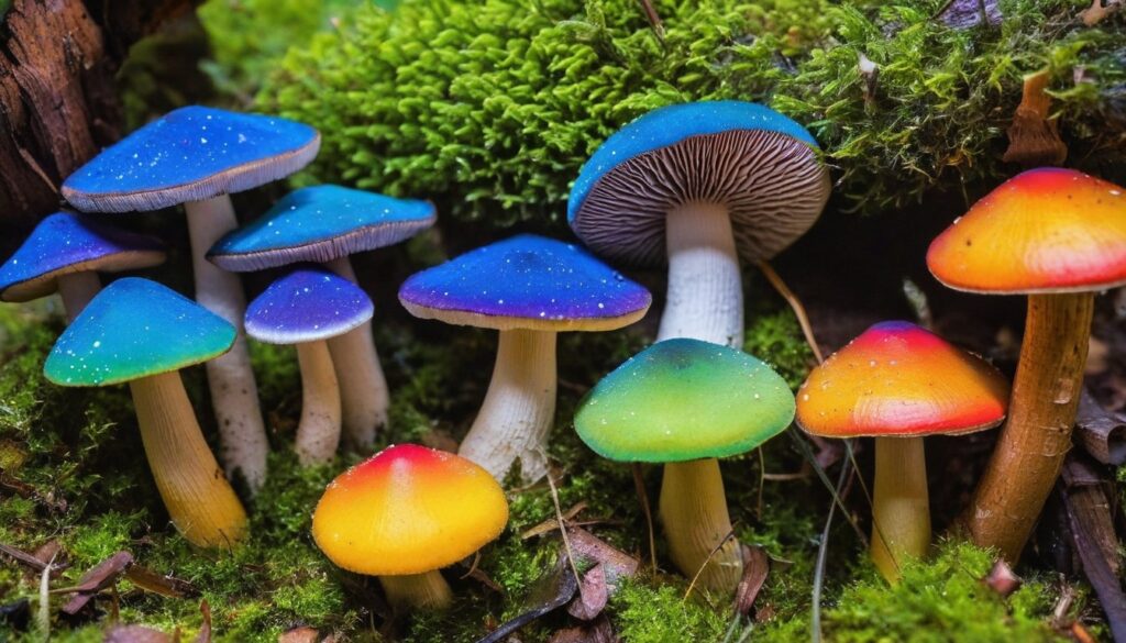 Discover Rainbow Mushrooms: Vibrant Fungi Wonders
