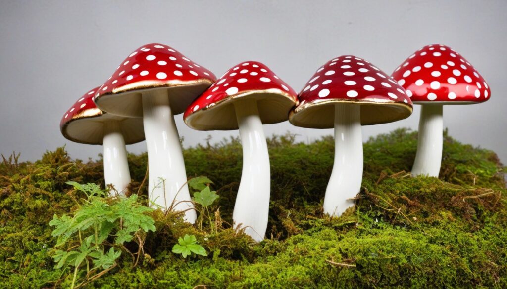 Discover Unique Large Ceramic Mushrooms for Your Garden!