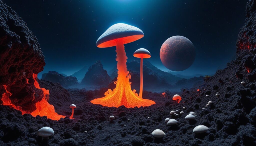 Explore the Ice Death Planets Lungs Mushrooms And Lava Vinyl