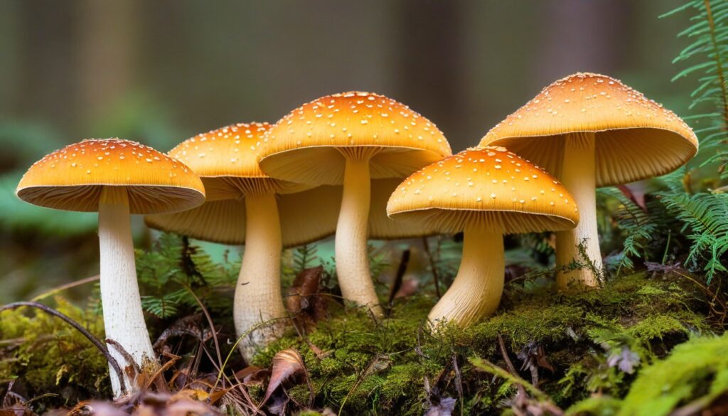 Golden Colored Mushrooms: Vibrant Delicacies