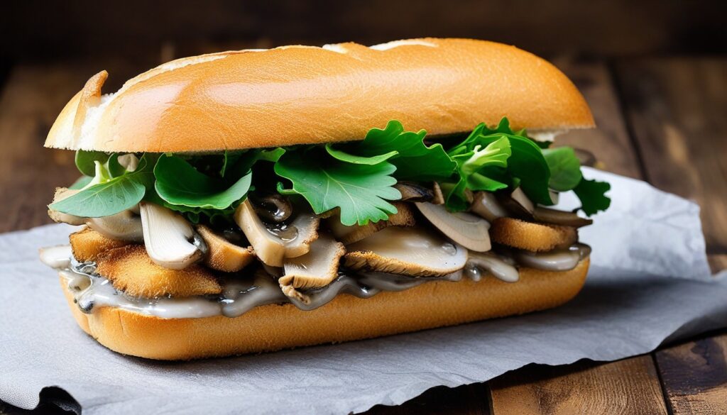 Crispy Fried Oyster Mushrooms Sandwich Recipe: A Meat-Free Delight