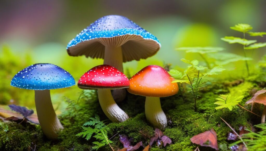 Gemstone Mushrooms: Unique Decor & Healing
