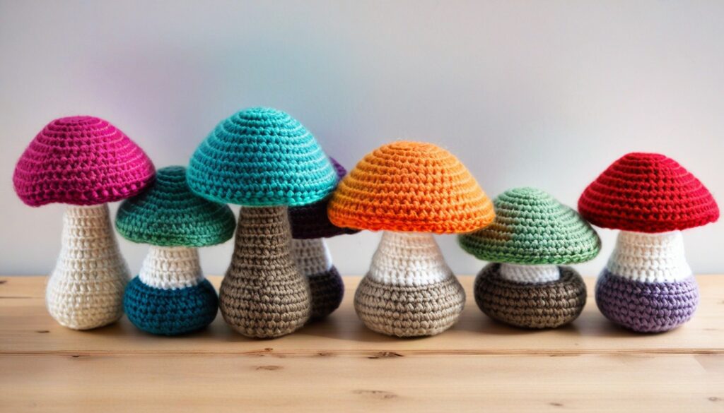 Crochet Mushrooms: Handmade Decor Ideas