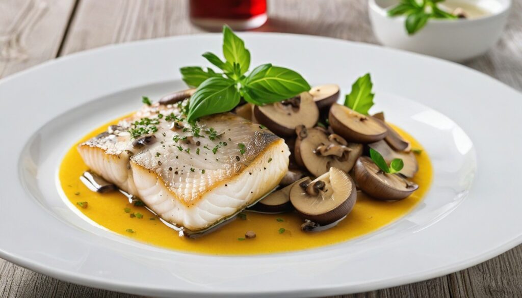Savory Cod With Mushrooms Recipe | Quick & Easy