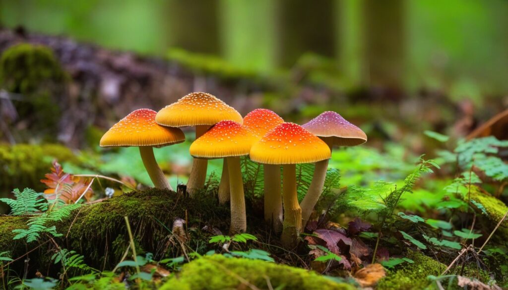 Exploring the World of Colorful Wild Mushrooms
