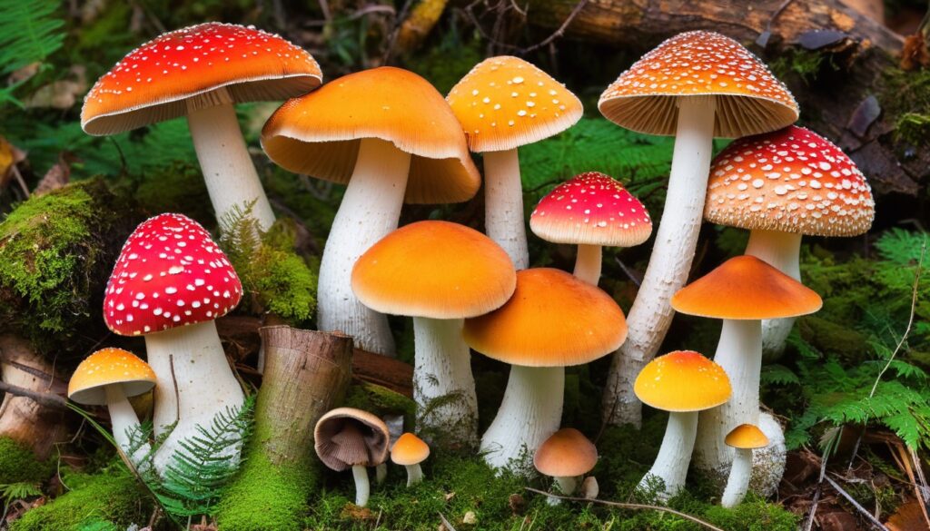 Real Colorful Mushrooms: Explore Nature's Vibrant Fungal Wonders