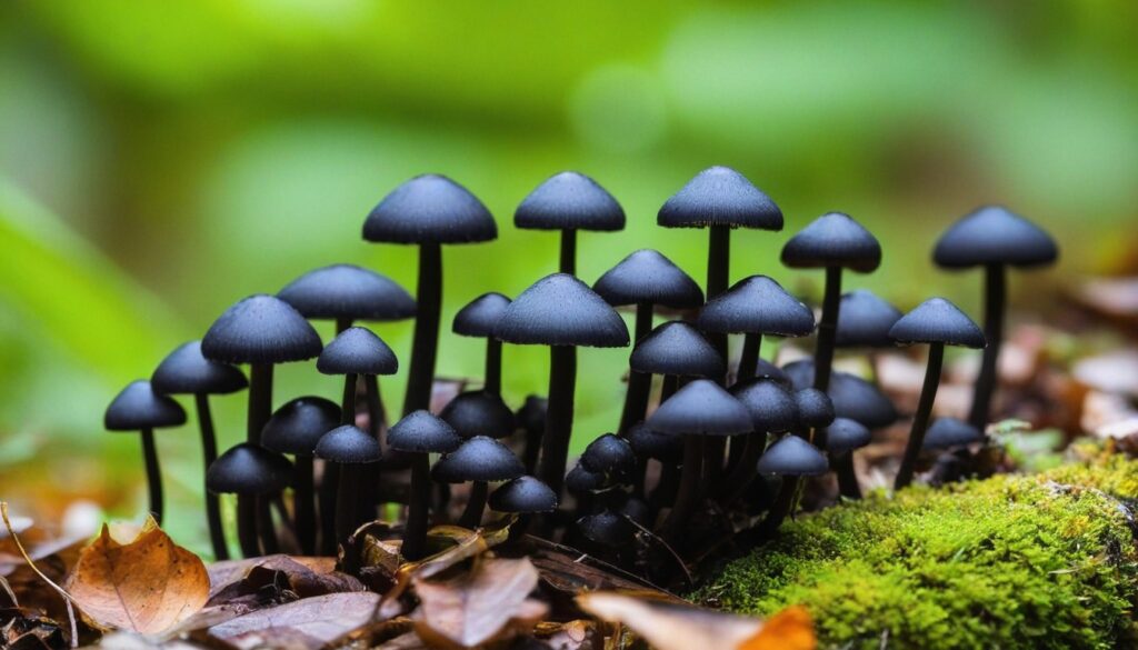 Discover the Charm of Small Black Mushrooms
