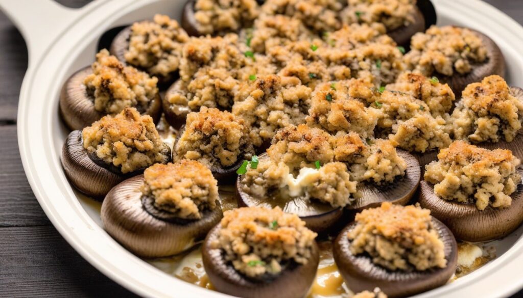 Hearty Stuffed Mushrooms With Mashed Potatoes: A Comfort Dish Recipe