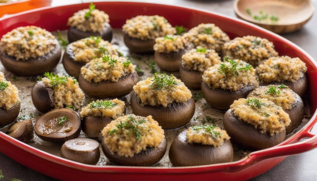 Alton Brown's Stuffed Mushrooms Recipe Delight