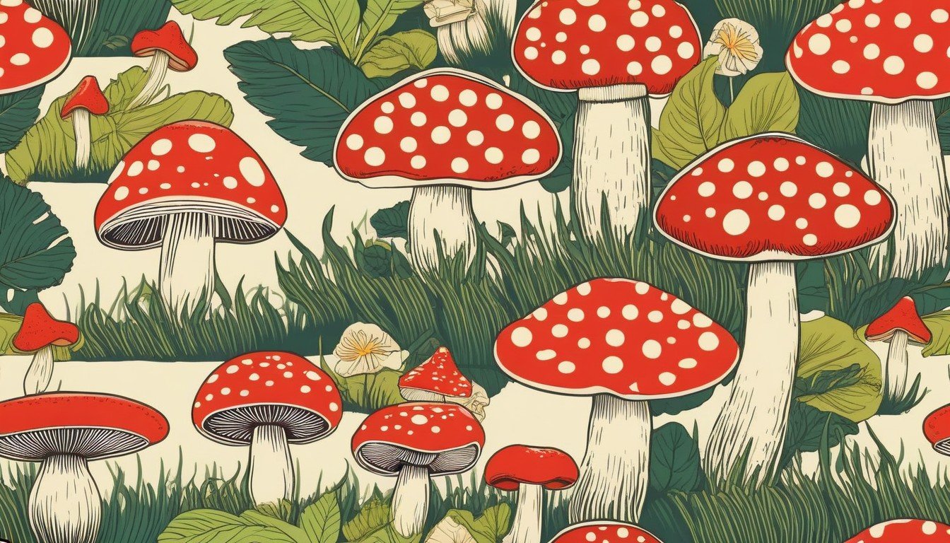 Vintage Mushrooms: A Retro Fungi Guide - Optimusplant